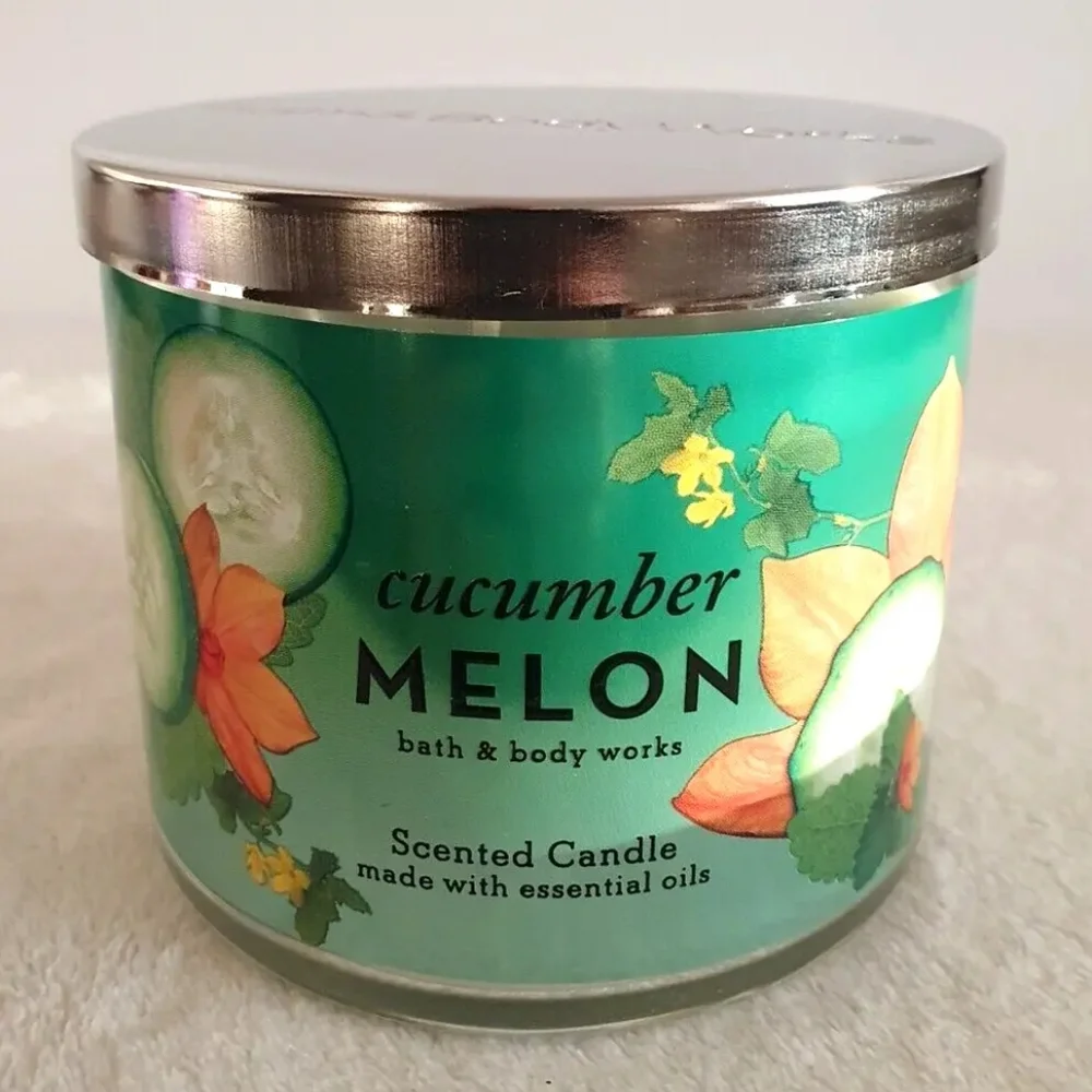 Bath & Body Works Cucumber Melon 3-Wick Candle